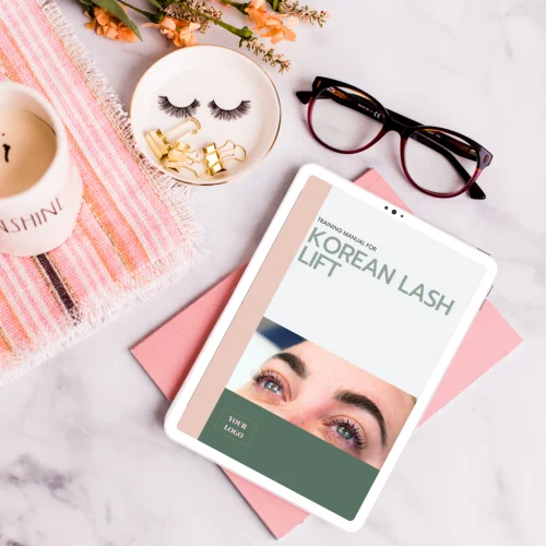 Korean Lash Lift Editable Manual
